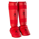 Tokaido WKF Approved Shin Instep Protectors - Red