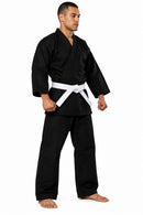 Rising Sun Shoto 14oz Canvas Black Karate Uniform