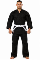 Rising Sun Shoto 14oz Canvas Black Karate Uniform