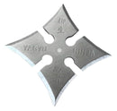 Perfect Point 4 Blade Silver Moon Ninja Throwing Star 4″