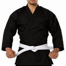 Rising Sun Tanto 10oz Black Karate Jacket