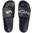 RVCA Mens Slides Black/White