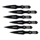 Target Master 6 Set Spider Skull Throwing Knife Set 5 1/2"