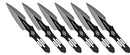 Target Master 6 Set Thunder Bolt Throwing Knife Set 5 1/2"