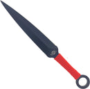 Target Master 12 Set Kunai Black/Red Throwing Knife Set 8.5"