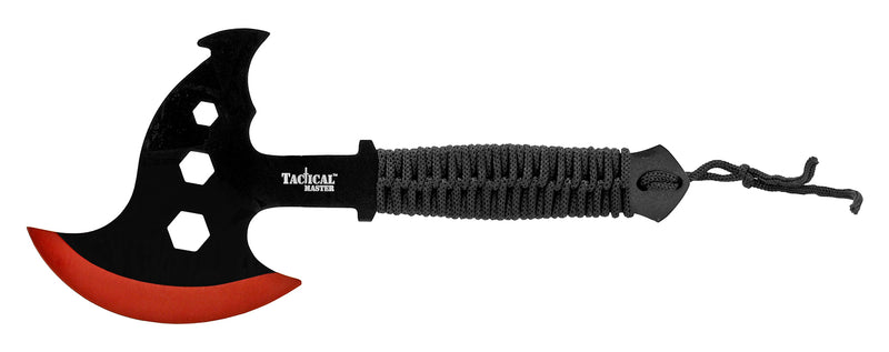 Tactical Master 10" Red Throwing Axe Set