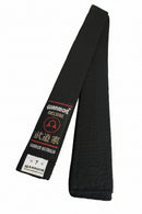 Warrior Deluxe Black Embroidery Belt 45mm