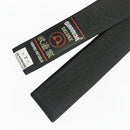 Warrior Deluxe Black Embroidery Belt 45mm