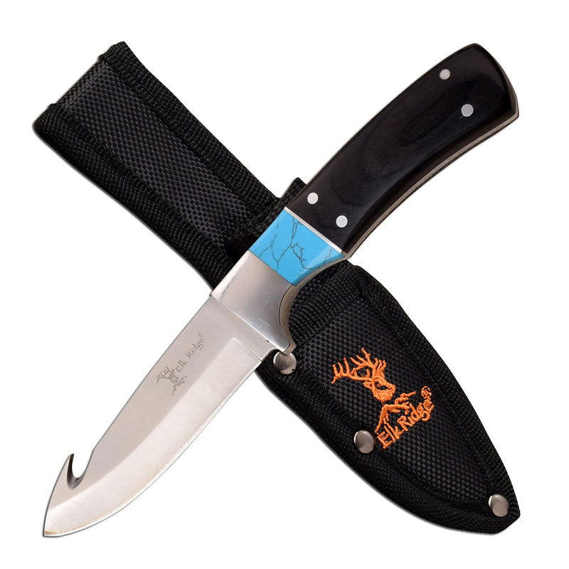 Elk Ridge 6.85" Gut Hook Blade Knife