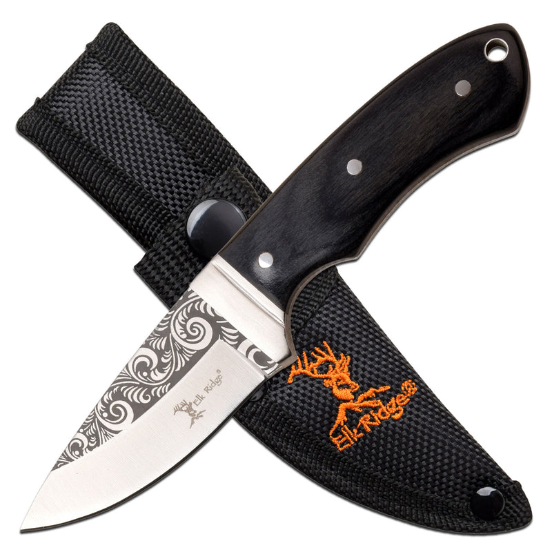 Elk Ridge 6" Etched Blade Knife