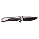 Elite Tactical 8″ Drop Point Stonewash/Satin Manual Folding Knife