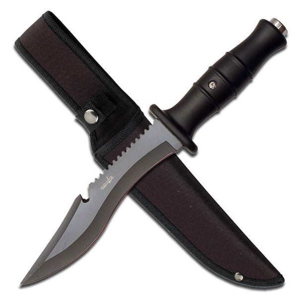 Survivior 12″ Clip Point Fixed Blade Knife