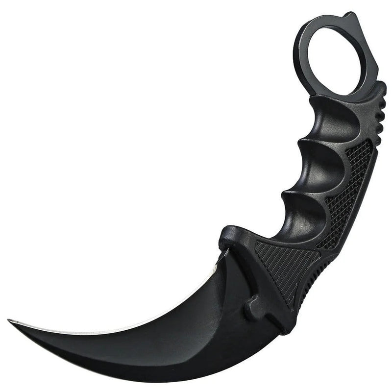 Falcon 7.5" Black & Rainbow Fixed Blade Karambit Knife Set