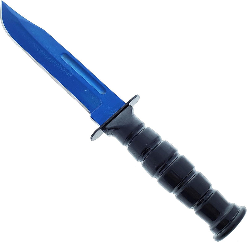 Falcon Tactical CS:GO Electro Blue Tactical Set: Huntsman Knife, Tactical Combat Knife, and Karambit Knife