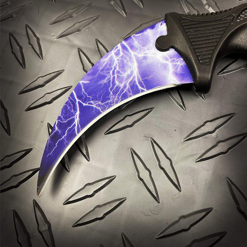 Falcon Tactical CS:GO Lightening Tactical Set: Huntsman Knife, Tactical Combat Knife, and Karambit Knife