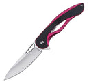 MTech USA 8" Pink Satin Drop Point Folding Knife
