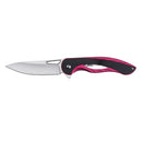 MTech USA 8" Pink Satin Drop Point Folding Knife