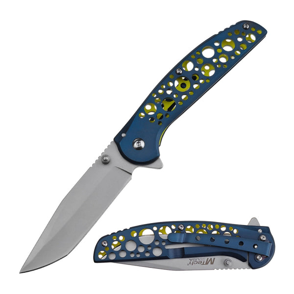 MTech USA 8" Blue Industrial Folding Knife