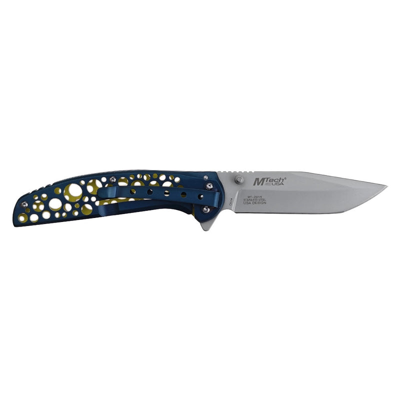 MTech USA 8" Blue Industrial Folding Knife