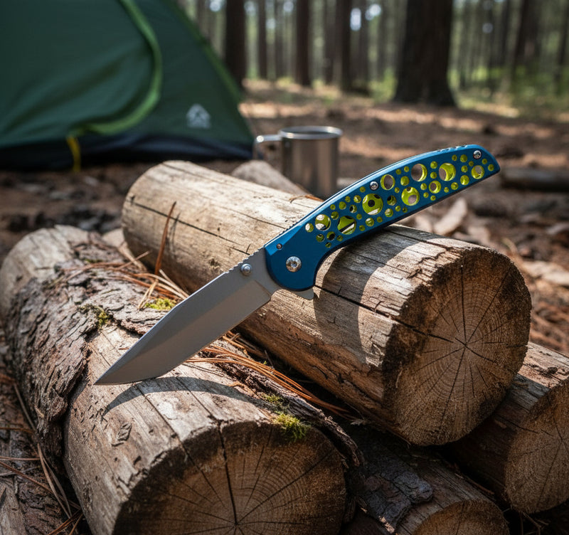 MTech USA 8" Blue Industrial Folding Knife