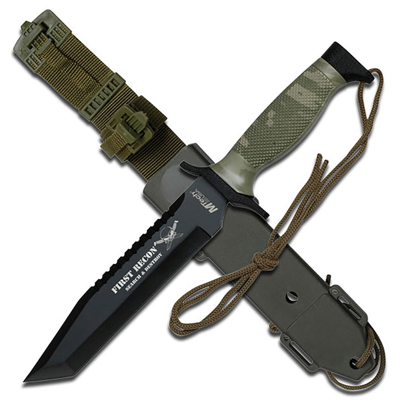 MTech USA 12" Fixed Blade Tactical Tanto Knife