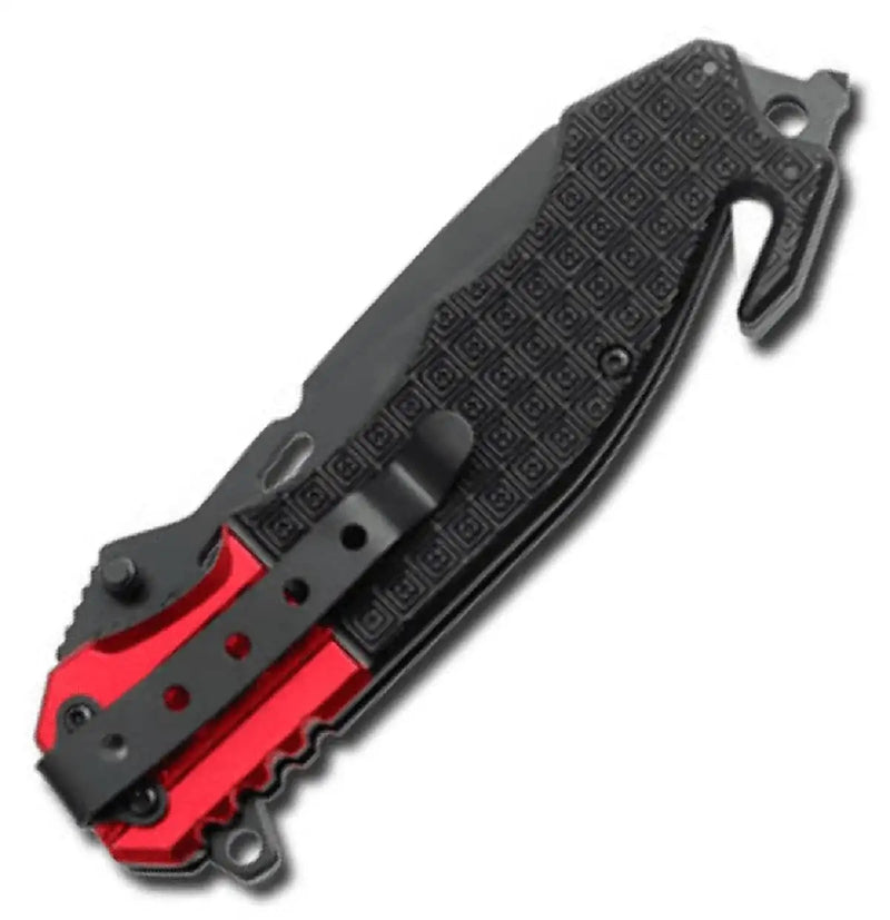MTech USA 9.5" Fire Fighter Tanto Folding Knife