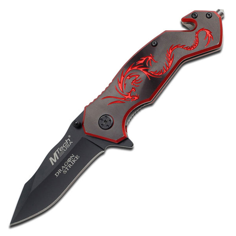 MTech USA 8" Dragon Tactical Rescue Folding Knife