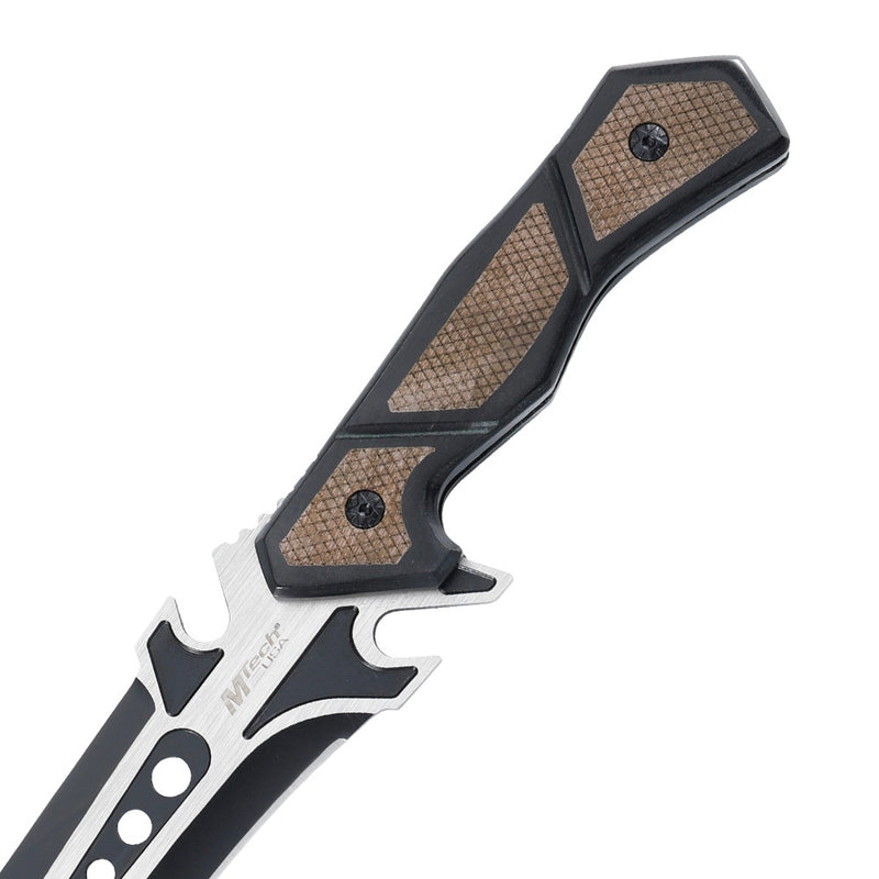 MTech USA 14.75" Tactical Two-Tone Fixed Blade Knife
