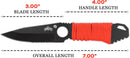 Master USA 7" Paracord Fixed Blade Knife