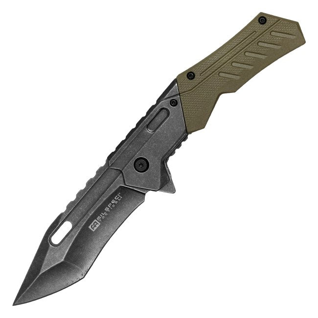 Milspec Tactical 8 1/4" Green Pocket Knife