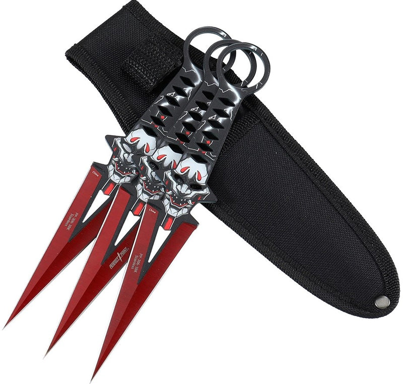 Perfect Point Horror Show Kunai Throwing Knife Set 8″