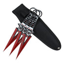 Backorder - Perfect Point 8" Horror Show Kunai Throwing Knife Set & Target Board