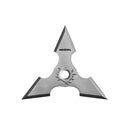 Perfect Point 3" Assorted Satin Finish Gunshot Throwing Star 3 Set