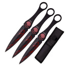 Perfect Point Skull Kunai Throwing Knife Set 9"