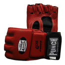 Punch Red MMA GLOVES - Cage Cutters™ - 4oz