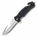 MTech USA 8" Green/Black Rescue Folding Knife