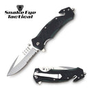 MTech USA 8" Green/Black Rescue Folding Knife