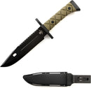 Snake Eye 13.25" Tactical Drop Point Fixed Blade Knife