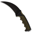Backorder - Snake Eye 9" Jungle Karambit Style Fixed Blade Knife