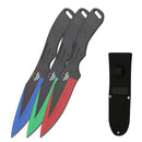 Snake Eye Striker Drop Point Throwing Knife Set 9"