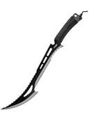 Tactical Master 26" Black/Silver Machete Sword with 3 Throwing Knives