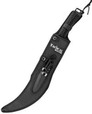 Tactical Master 26" Black/Silver Machete Sword with 3 Throwing Knives