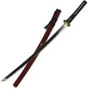 41″ Musha Burgundy 'Five Rings' Samurai Sword