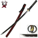 41″ Musha Burgundy 'Five Rings' Samurai Sword