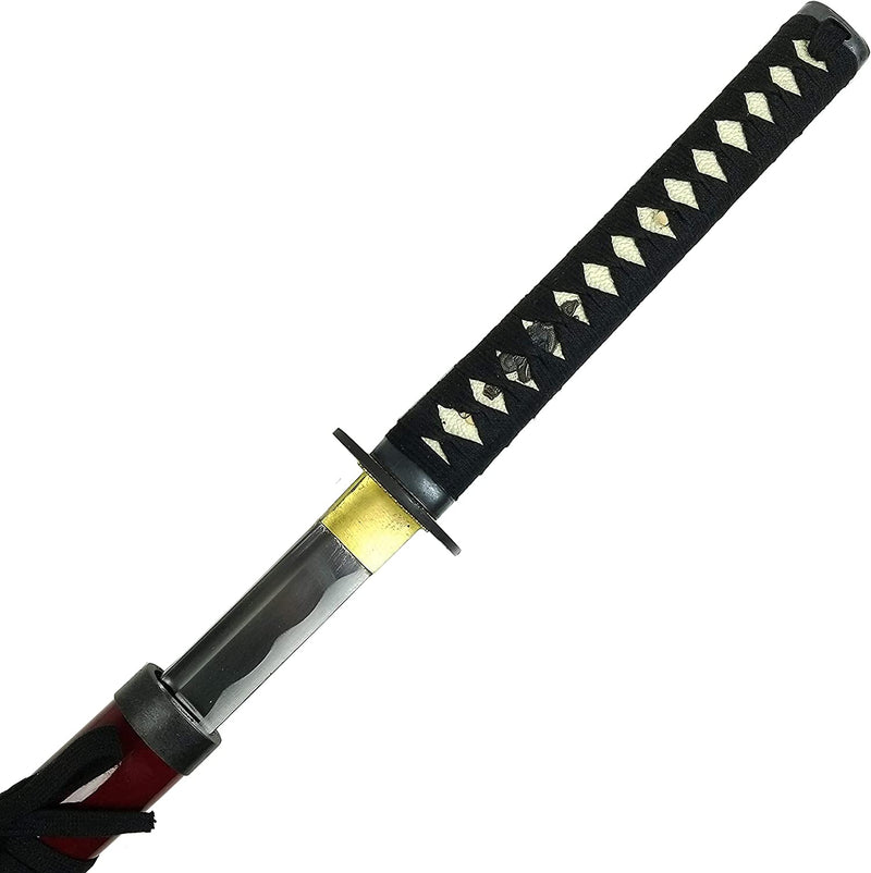 41″ Musha Burgundy 'Five Rings' Samurai Sword