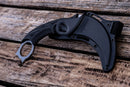 Backorder - Survivor 8.75" Tactical Blk/Silver Fixed Blade Karambit