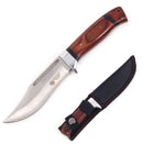 8.5″ Wild Turkey Wood Handle Fixed Blade Knife