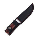 8.5″ Wild Turkey Wood Handle Fixed Blade Knife