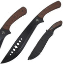 Snake Eye Tactical Curved Machete with Wooden Handle 18″