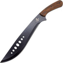 Snake Eye Tactical Curved Machete with Wooden Handle 18″